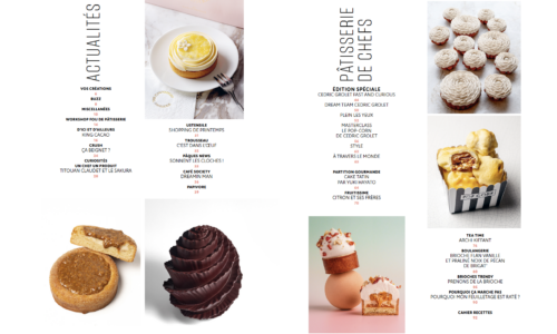 Couverture du magazine Fou de Pâtisserie, numéro 64 - Découvrez les dernières tendances et recettes de grands chefs comme Pierre Hermé, Christophe Michalak et Claire Heitzler